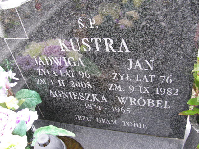Jan Kustra Jasieniec - Grobonet - Wyszukiwarka osób pochowanych