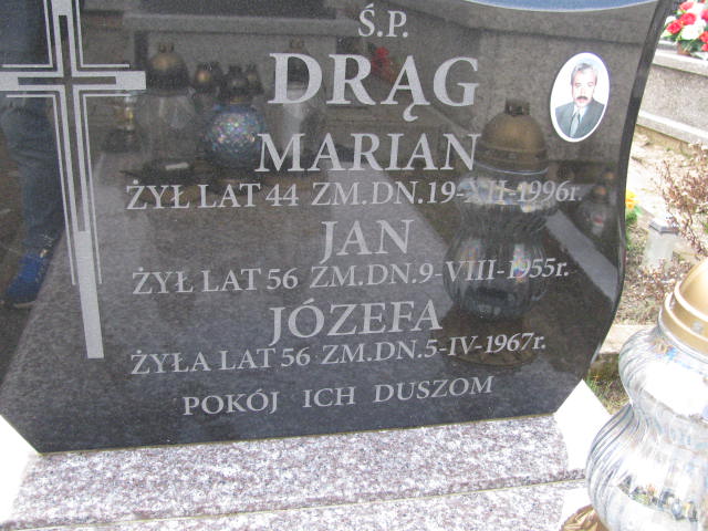 Józefa Drąg Jasieniec - Grobonet - Wyszukiwarka osób pochowanych