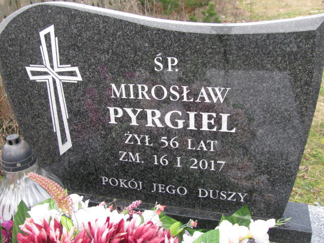 Mirosław Pyrgiel Jasieniec - Grobonet - Wyszukiwarka osób pochowanych