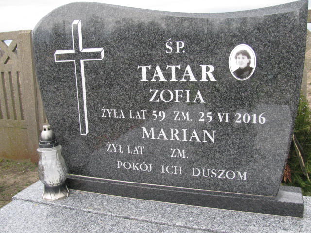 Marian Tatar 1958 Jasieniec Parafialny - Grobonet - Wyszukiwarka osób pochowanych